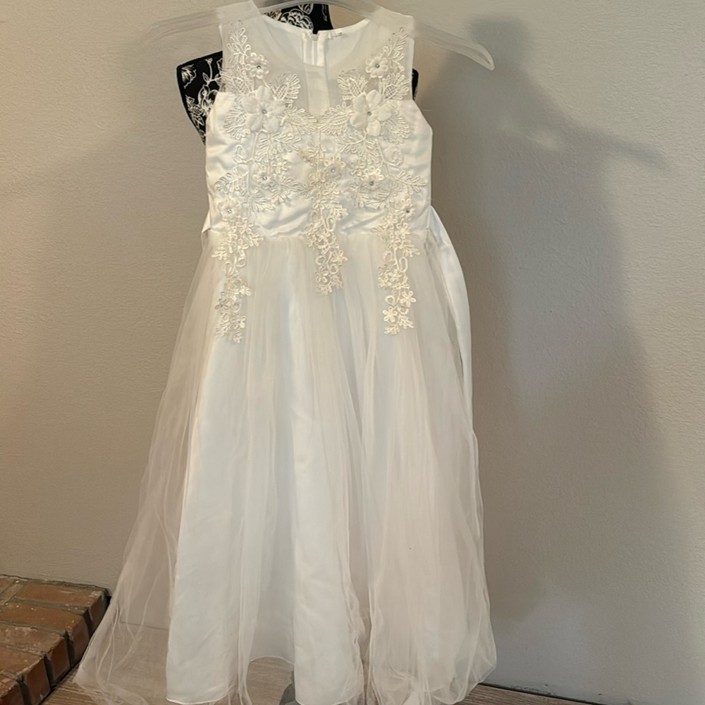 Bride made dress
